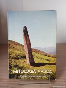 Libros de segunda mano: MITOLOGIA VASCA de J.M. Barandiaran (Ed. Txertoa) año 1979